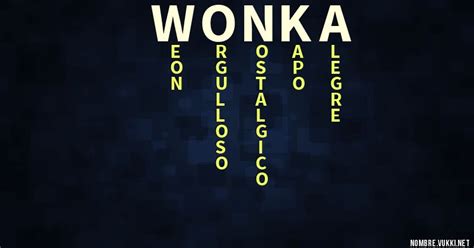 o que significa wonka